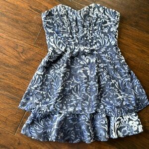 Majorelle Martha strapless gorgeous blue dress xxxs